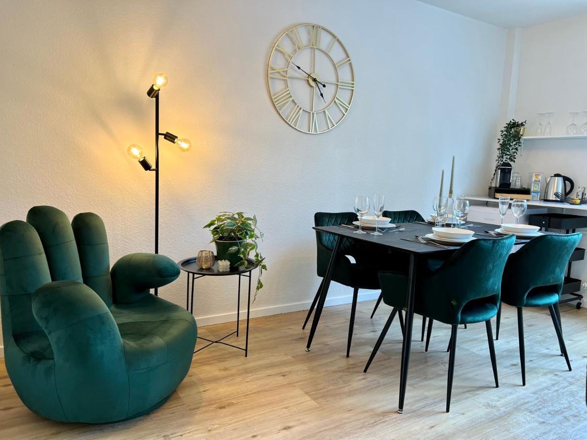 Design Apartment Mit Balkon - Kueche - Netflix エッセン エクステリア 写真