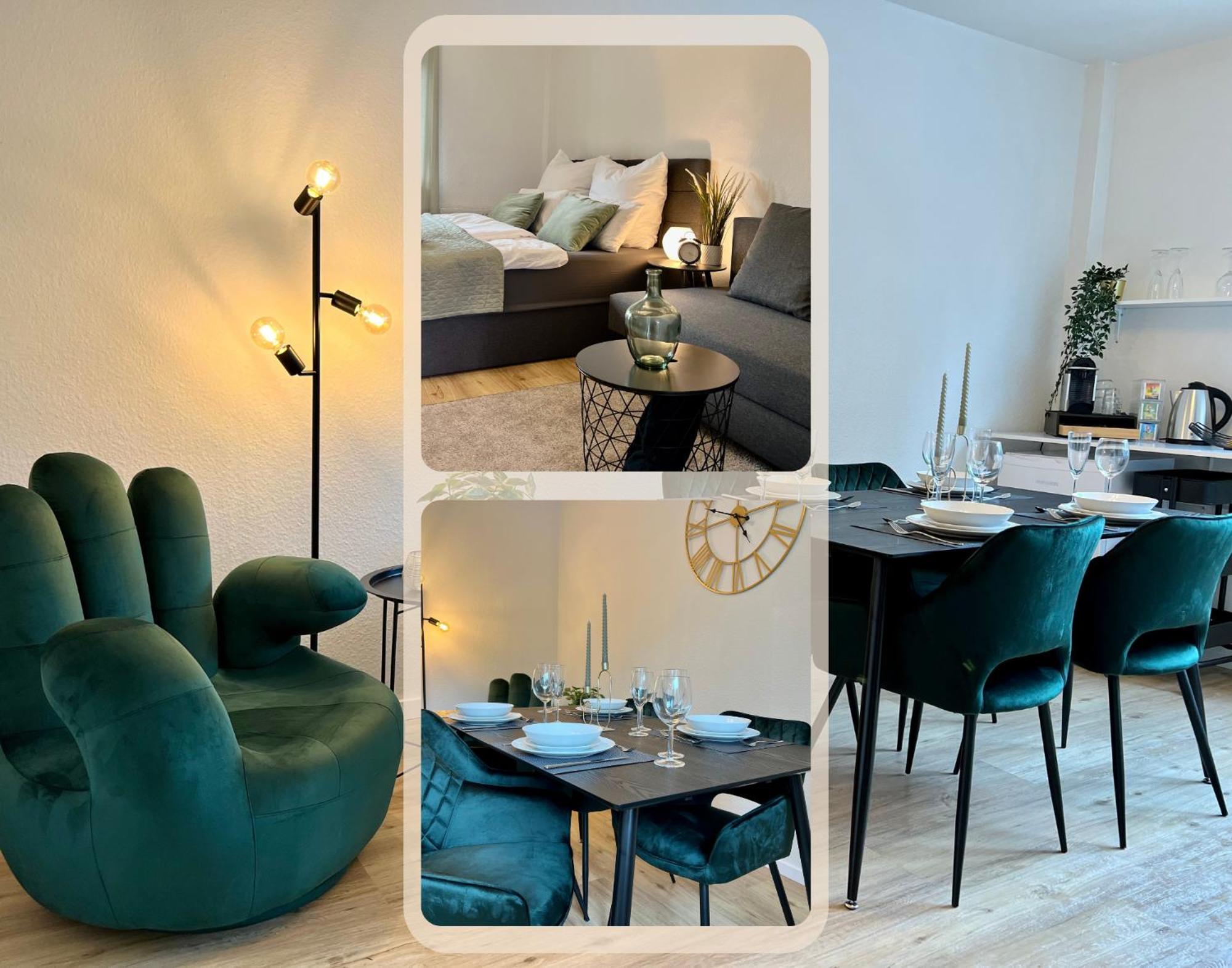 Design Apartment Mit Balkon - Kueche - Netflix エッセン エクステリア 写真